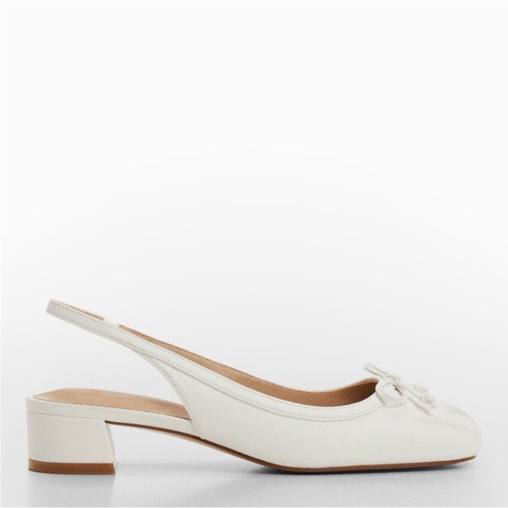 NWOT Mango sling back ballet flats